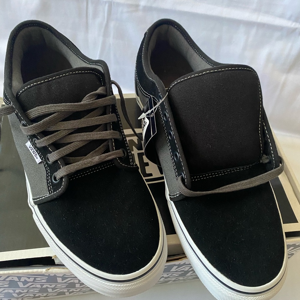 Vans Men's Black Canvas Sneakers